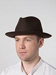 Шляпа STETSON арт. 2118108 FEDORA WOOLFELT (болотный)